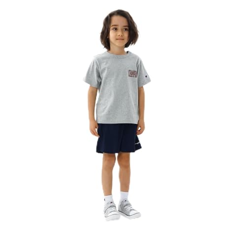 Tシャツ キッズ 半袖 丸首 綿100％ Relax Fit グラフィックロゴプリント ショートスリーブTシャツ ベーシック CKSX337Z-072-130