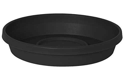 Bloem Terra Plant Saucer Tray 6″ Black