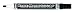 Brite-Mark Rough Neck Tough Tip Marker, Black primary
