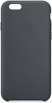 ASNSE Case for iPhone 6/6s - Slim Fit Shockproof Liquid Silicone Gel Rubber Protective Case Soft Touch Back Cover for iPhone 6/6s, (Charcoal Gray)