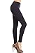 2ND DATE Women's Basic Cotton Stretch Leggings with Comfort Waistband