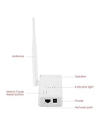 ZOSI - Extensor de 4 canales de alcance Wi-Fi para sistema de seguridad inalámbrico en el hogar y cámaras IPC en interiores