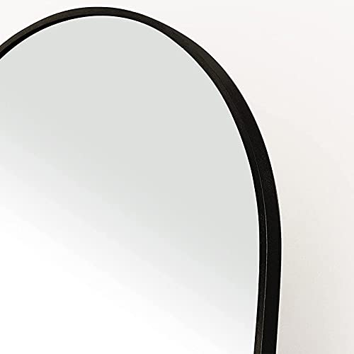 BEAUTYPEAK Arched Full Length Mirror, 64"x21" Rounded Coner Floor