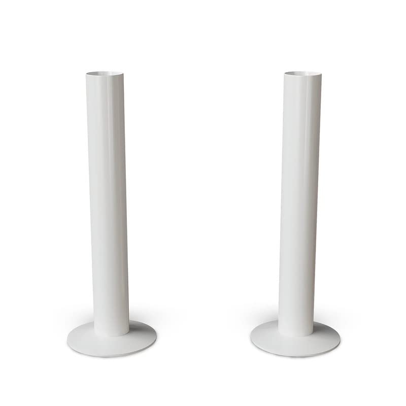 UK Radiators White Radiator Pipe Sleeve - Gloss White Finish - 130mm Brass Pipe Sleeves - Perfect Addition to Any Interior Design — image 1