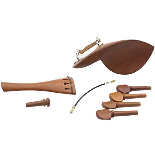 image for Chienti - SET 4/4 Violin Chin Rest Chinrest Jujube Wood with Tuning Pe