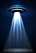 AOFOTO 3x5ft UFO Backdrop Flying Saucer Photography Background Science Fiction Alien Invasion Spacecraft Kid Boy Child Artistic Portrait Photo Shoot Studio Props Video Drop Vinyl Wallpaper Drape