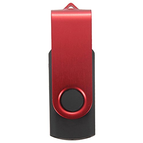 CreazyÂ® 1GB Swivel USB 2.0 Metal Flash Memory Stick Storage Thumb U Disk (Red)
