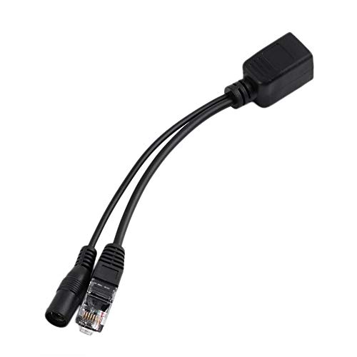 Exiao PoE Ethernet Injector Splitter Adpater Cable for CCTV Camera POE Splitter Injector Power Supply Synthesizer Separator Combiner