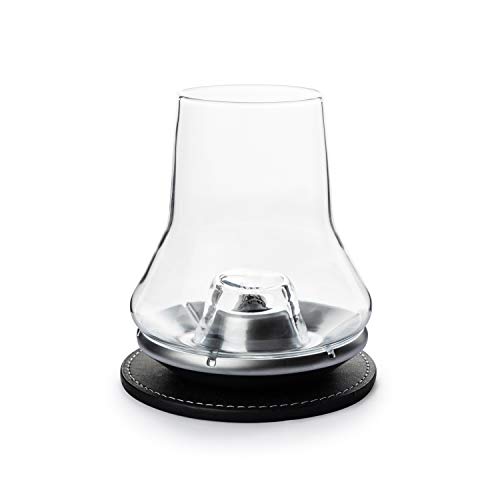 Peugeot 266097 Impitoyable Whisky Tasting Set. Includes Cordial Glass and Chilling Base