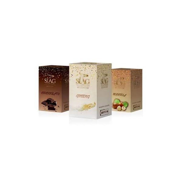 Siag Caffè 10 Stück Universal Kaffeepads mit Schokoladen Geschmack italienischer Espresso aus Neapel gerösteter Kaffee