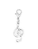 It's All About...You! Treble Clef Clip on Charm Perfect for Necklaces and Bracelets 98Aj