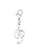 Treble Clef Clip on Charm Perfect for Necklaces and Bracelets 98Aj
