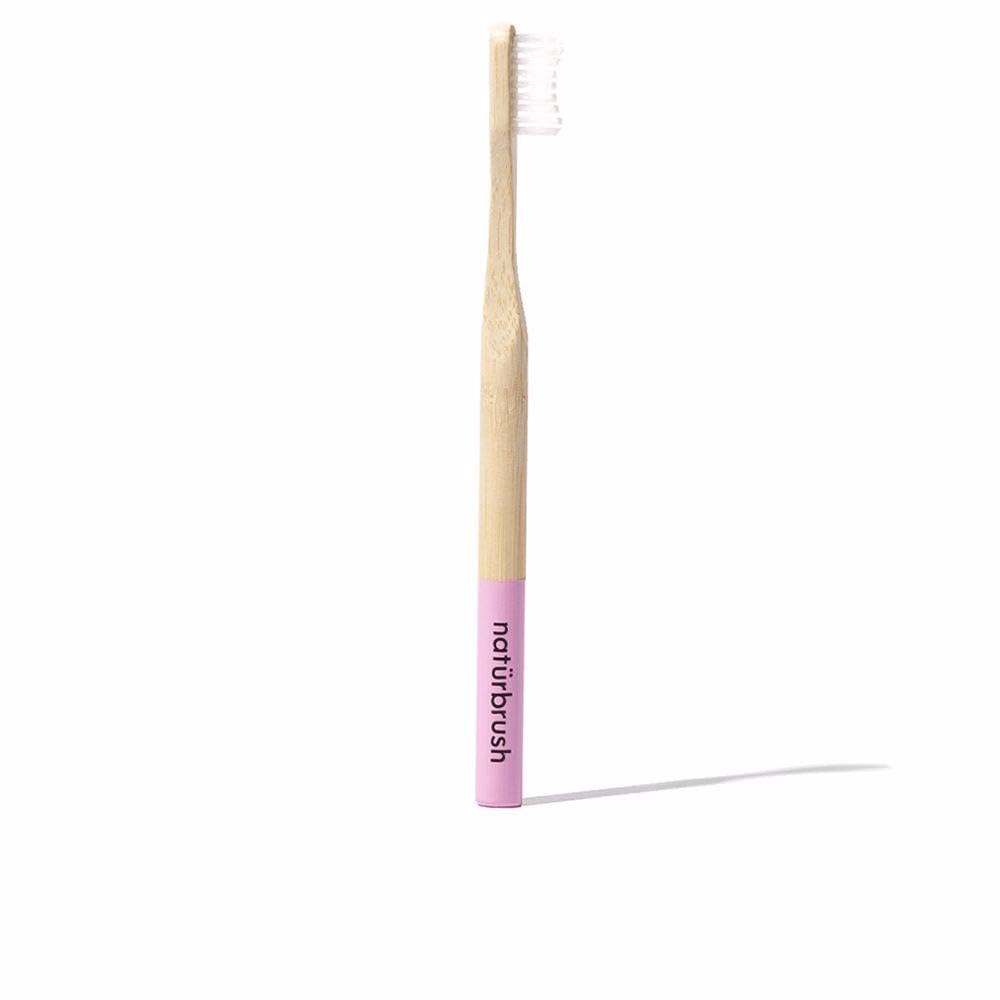 Naturbrush Adult Bamboo Toothbrush Pink 100 ml