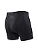 Saxx Underwear Men's Boxer Briefs- Ultra Boxer Briefs with Fly and Built-in Ballpark Pouch Support – Underwear for Men,Black,X-Large