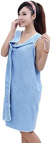 FORKLS Fabric Bath Ta Robe A Convenient Wearable Towel (Free Size)