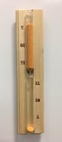 Scandia Sauna Authentic 15 Minute Sand Timer Cedar