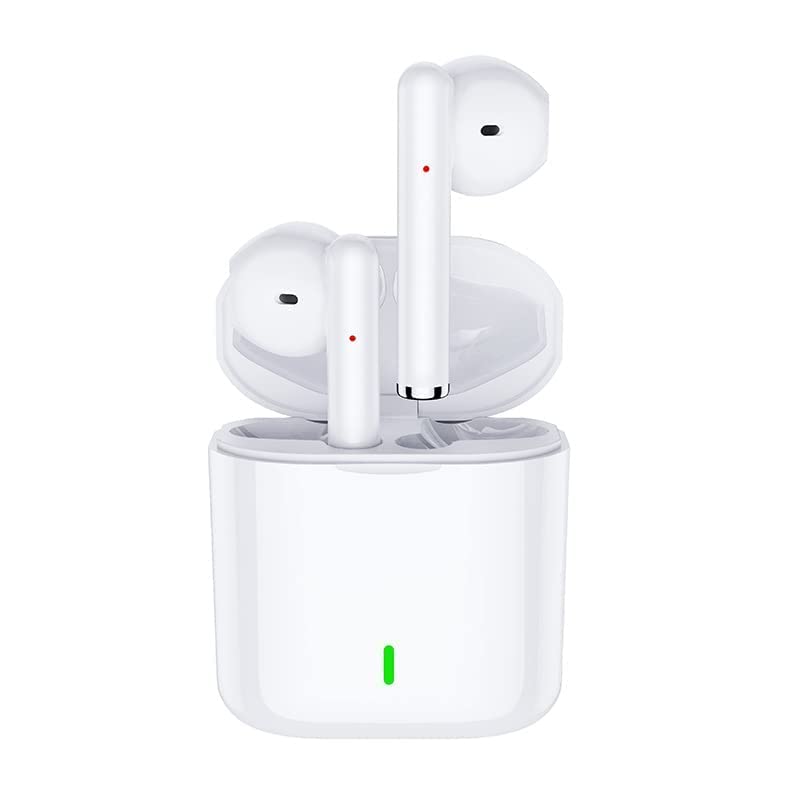 TAHA TV MOUNT Wireless Earbuds,Super Fast Charge,Bluetooth 5.3 in-Ear Stereo Headphones with USB-C Charging Case, Touch-Control,IPX7 Waterproof Resistant Design