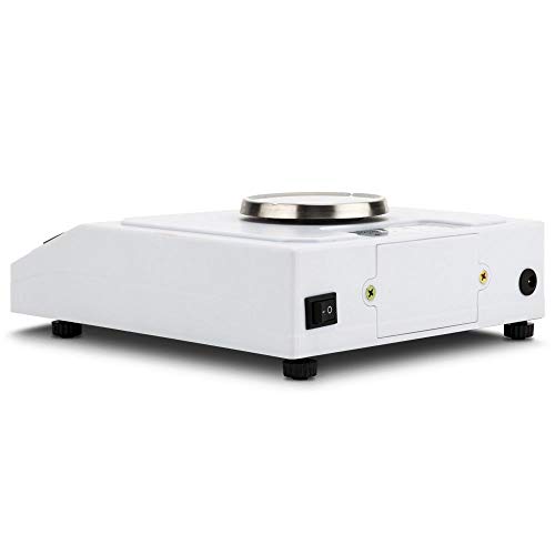 300 x 0.001g 1mg High Precision Laboratory Analytical Digital Balance Scale Digital Electronic Scientific Lab Instrument Precision Weighing, Accuracy Weighs Grams or Ounce with 200g Calibration Weight