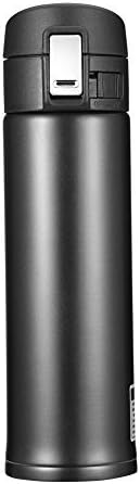Solefun Insulated Travel Coffee Mug, Stainless Steel Powder Coated Water Bottle, 17 oz