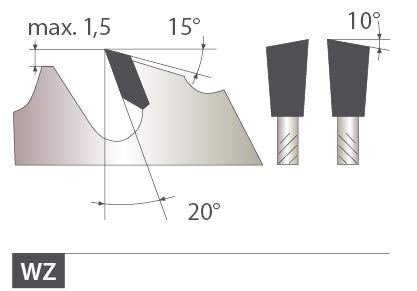 Bayerwald - HM Kreissägeblatt - Ø 315 mm x 3,2 mm x 30 mm | Wechselzahn (28 Zähne) | grobe, schnelle Zuschnitte - Brennholz & Holzwerkstoffe | mit Kombinebenlöchern – Bild 4