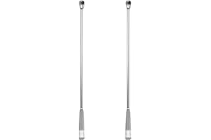 Micro Lab Sampling Reagent Spoon, 2PCS 15cm 2 In 1 Lab Spoon Spatula Metal Laboratory Double Head Mixing Spatula For Powders,