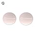 PAMKER 40x40MM Circular Mount Colorful Metal Plate with Adhesive for All Magnetic Car Mount Cellphone Holder X2 Pack (Rose Gold)