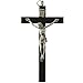 Devon Trading Small Black Wood Crucifix, 4