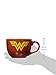 Silver Buffalo WW0224 DC Comics Wonder Woman Uniform Soup Mug, 24-Ounces