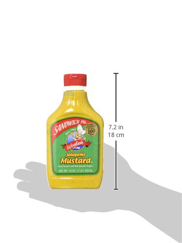 Woeber's Sandwich Pal Jalapeno Mustard (Single Bottle)