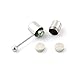 Silver Stainless Steel Vibrating Tongue Rings Stud Barbell Body Piercing Kit