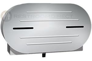 APOLLO ASI 0040 Surface Mounted Twin Toilet Tissue Dispenser, 9 Jumbo Roll by ASI