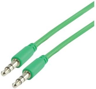 Glaxio® 1m 3.5mm Jack to Jack Audio Cable for Volvo & XC90 D5 Aux In (Green)