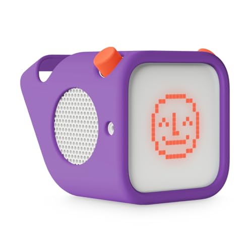 YOTO Player (3rd Gen.) + Adventure Jacket Grape Soda (Purple) – Kids Bluetooth Audio Speaker, All-in-1 Screen-Free Device Plays Stories Music Podcasts Radio White Noise Thermometer Nightlight Alarm