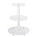 YestBuy 3 Tier Maypole Round Wedding Party Tree Tower Acrylic Cupcake Display Stand (3 Tier Round with Base(6