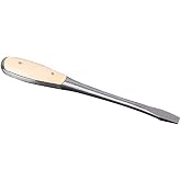 Flat-head Screwdrivers, Slotted Screwdriver Knockable Flat Head Screwdrivers High Carbon Steel Screw Driver with Wooden Handle 10 Inch