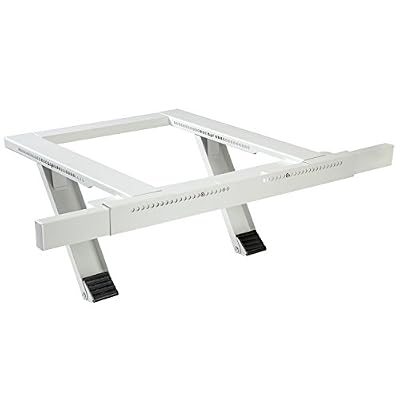 Ivation Window Air Conditioner Mounting Support Bracket – Easy To Install Universal AC Mount, No Tools Required – Heavy Duty Steel Construction Holds Up To 200 lbs – Fits Single Or Double Hung Windows
