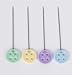 TECH-P® 1 3/4'' Straight Button Head Pins Decorative Pins for Sewing DIY Arts&Crafts Projects-Boxed (2X100 Count)