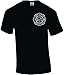Patriot Apparel Thin Red Line T-Shirt Axe Design (Medium, Black)