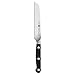 ZWILLING J.A. Henckels Serrated Utility Knife, Stainless Steel, 5-inch