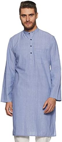 MRIDEENA Men's Long Kurta Purple
