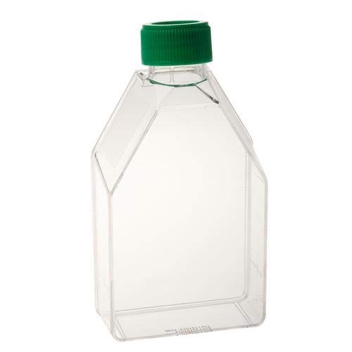 Celltreat 229341 Tissue Culture Treated Flask, Vent Cap, Sterile, 250mL Capacity, 75cm2 Size (Case of 100)