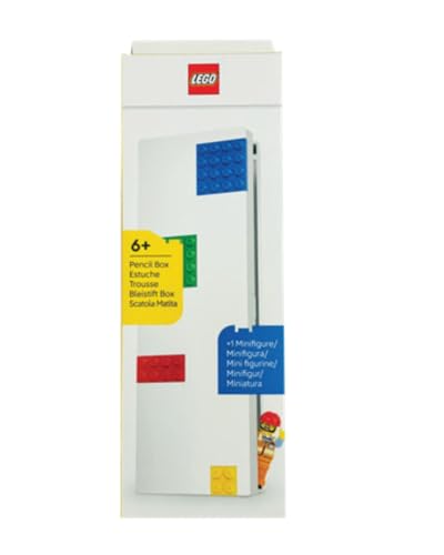 LEGO - Estojo de Plástico LEGO® com Minifigura | LEGO Stationery | Material Escolar Lego