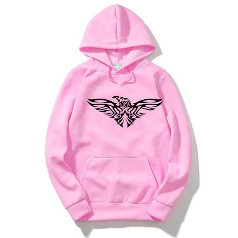 large pink hoodie