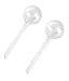 Nakenja 2 Pack Plant Watering Bulbs Large Automatic Watering Globes, Clear