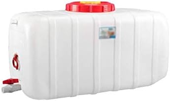 25L/45L/80L/110L/160L /200L Water Tank with Faucet Thick Plastic Water Storage Container Outdoor Bucket Chemical Barrel Resistant to Acid and Alkali (Size : 110l)