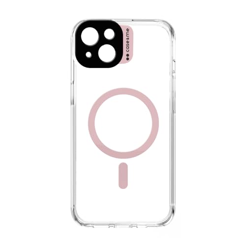 case&me cover trasparente con modulo MagSafe per iPhone 15... en promo sur Amazon