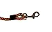 Downtown Pet Supply DTPS, Durable Dog Rope Leash, 6’ feet, Red, Mountain Climbing Rope Leash