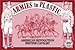 AIP American Revolutionary War British Cavalry on Horseback: 10pc 54mm Plastic Army Men Figures