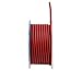 CBAZY 28AWG 2pin RED Black Wire Hardwire 28ga Hook up Wire Cable Extension Cable 2 Wire 300V 15 Meters /49.2ft Red+Black Total 30m