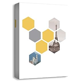 NWT Canvas Wall Art Abstract Geometric Free Life...